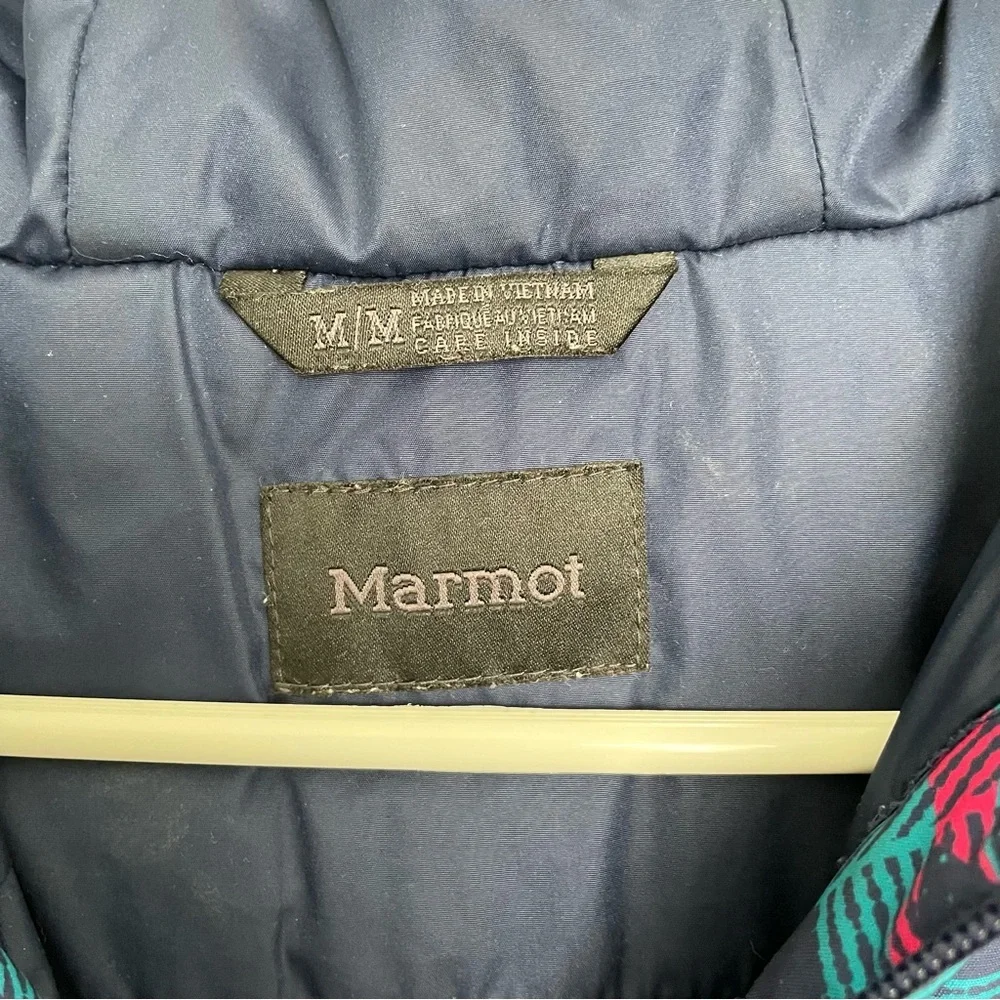 Marmot "Tasman" 34520 Ski Coat Pink Blue with Hood | Size M - Picture 2 of 10